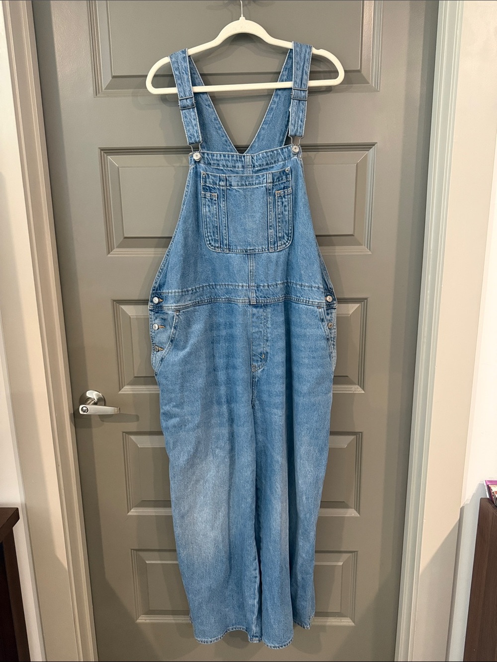 Old Navy Light Blue Denim Overalls Bib